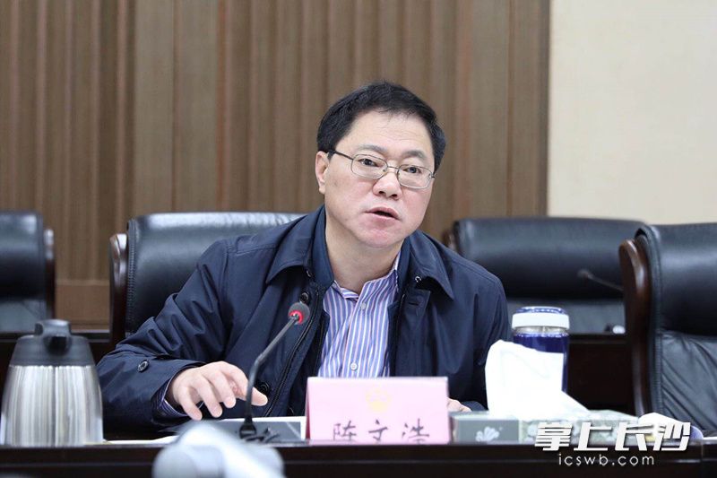 会议由市委副书记、市长、湖南湘江新区党工委书记陈文浩主持召开。图片均由刘书勤 摄