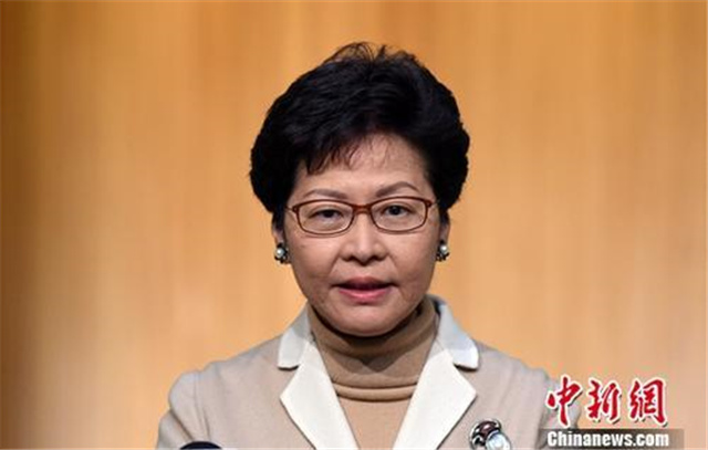 资料图：林郑月娥。 中新社记者 谭达明 摄