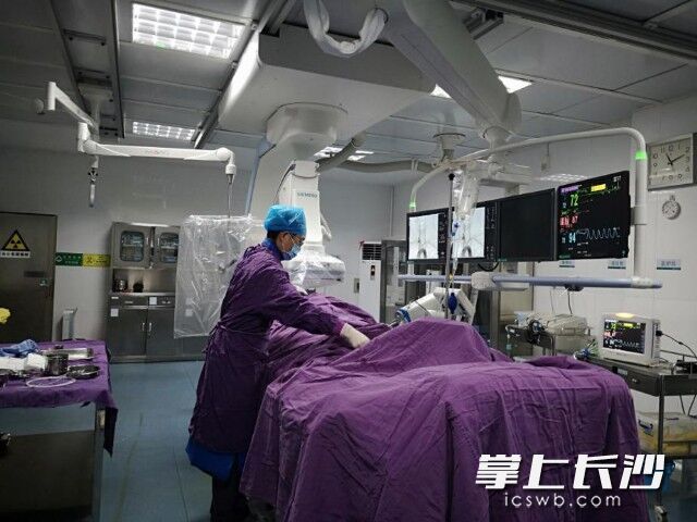 长沙市第一医院卒中中心24小时全天候开通卒中绿色通道。长沙市第一医院 供图