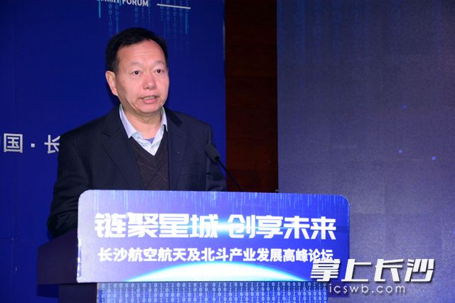 长沙市人大常委会副主任张智勇致辞。袁路华 摄