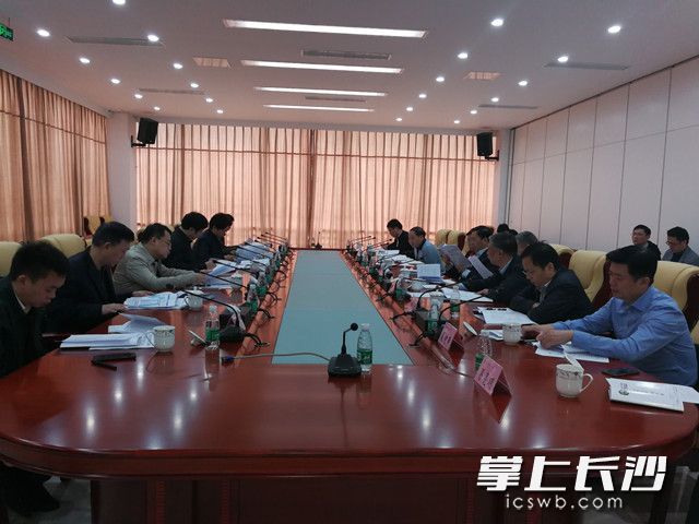 今天，2018年互联网岳麓峰会筹备工作调度会及峰会发布内容审定会议召开。长沙晚报记者 黎铁桥 摄