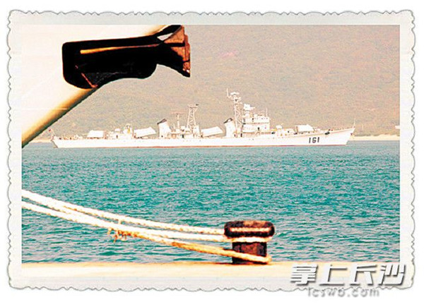 &ldquo;长沙舰&rdquo;曾奔赴南海训练时停泊在三亚。