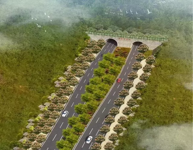 ▲麓景路南延工程岭南效果图