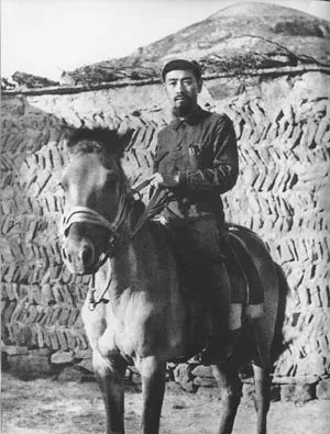 △长征到达陕北时的周恩来