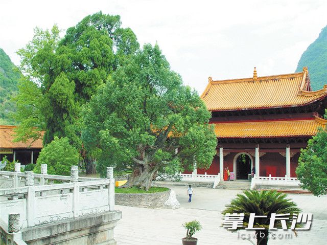 宁远九嶷山中的舜帝陵。