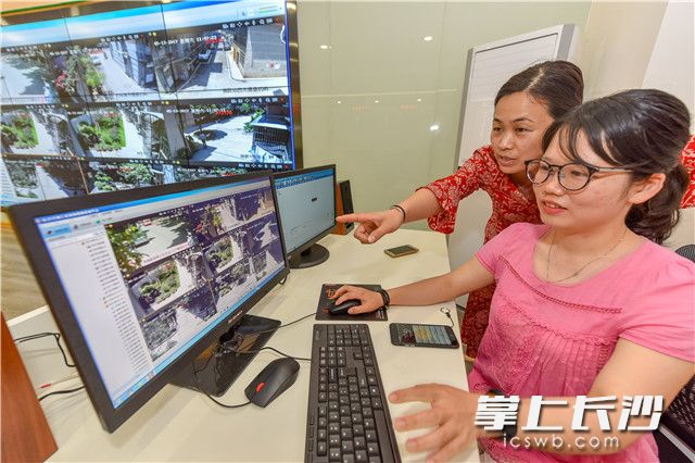 裕南街街道在全区率先成立环境卫生维护管理中心。长沙晚报记者 陈飞 摄