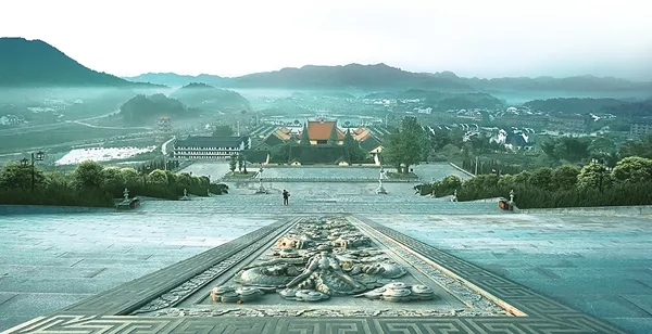 　　沩山密印寺之晨。