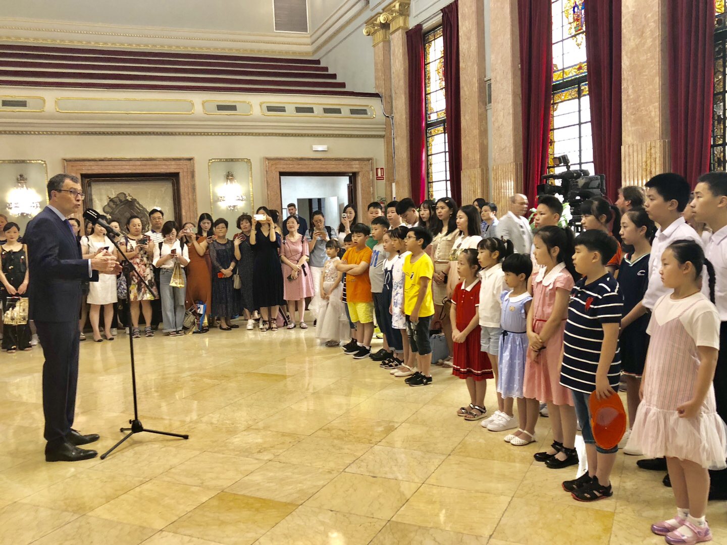 中国小选手在西班牙。左承德 供图