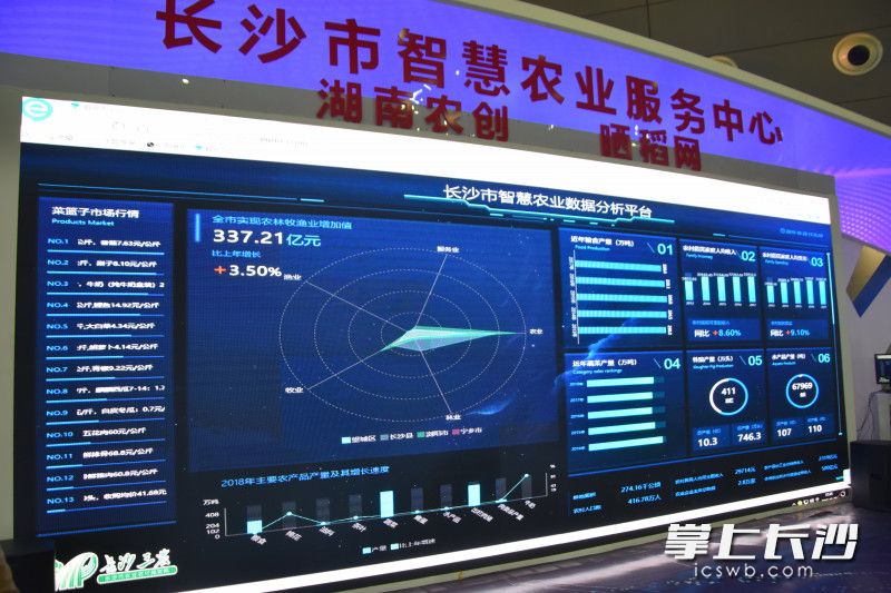 长沙市智慧农业服务中心展区