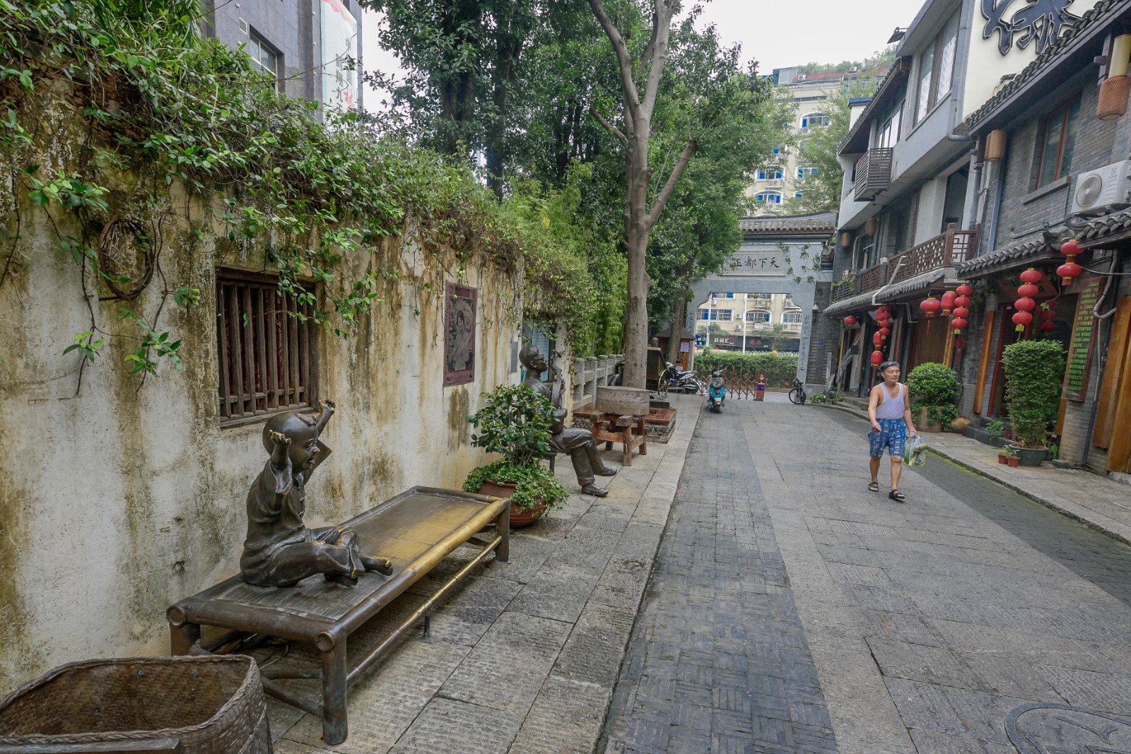 通过有机棚改，不搞大拆大建，都正街实现了棚户区改造与旧城文脉保护有机结合。 长沙晚报全媒体记者 陈飞 摄