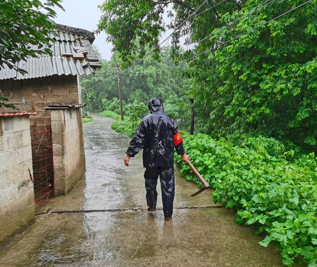 7月10日，兴马洲上安排人员巡查。吴丹 摄