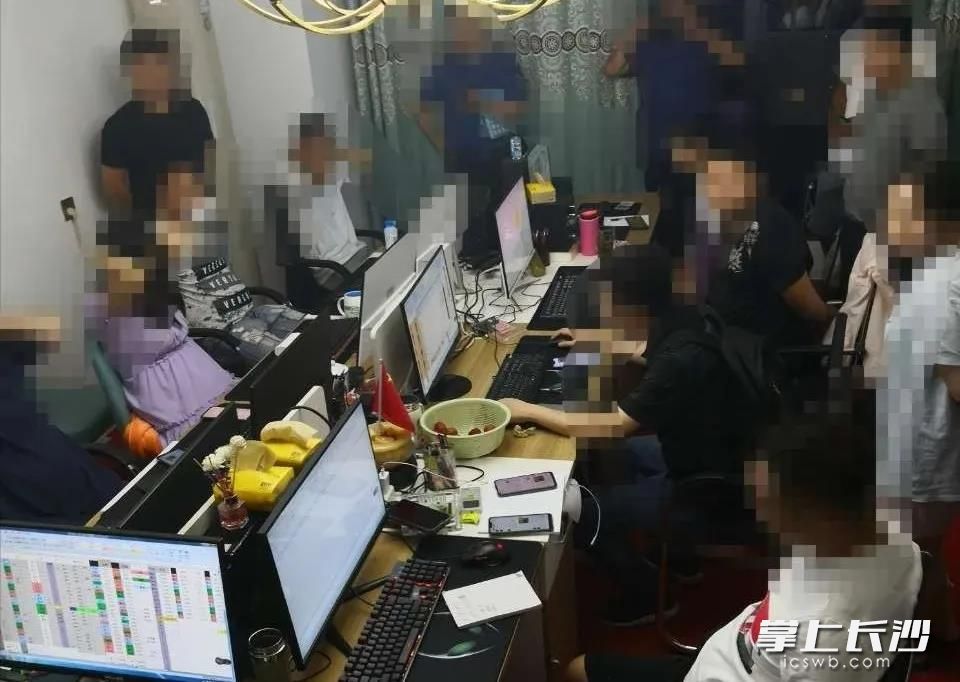 查获现场。通讯员 冯胜 供图