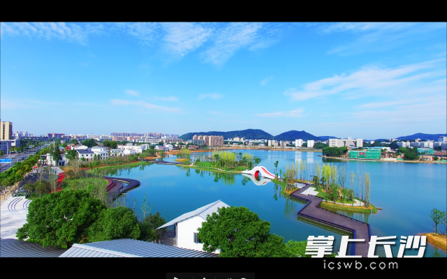 大科城的“眼睛”——后湖。