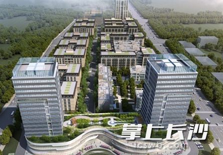 卓尔·长沙企业中心二期项目规划效果图