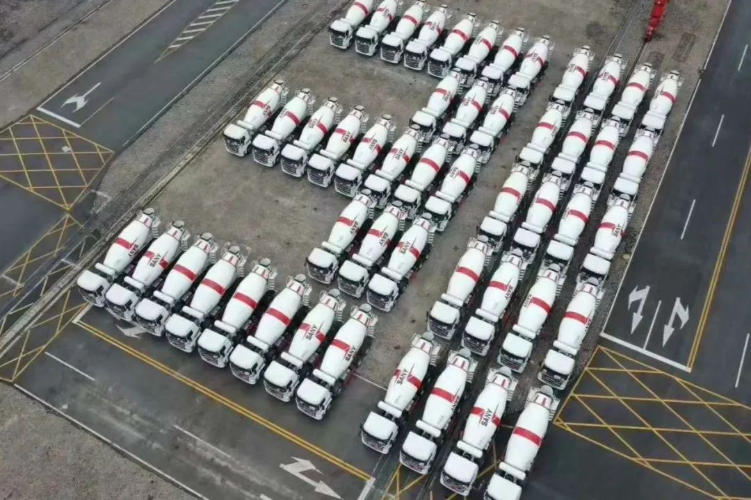 交付现场。  均为三一供图