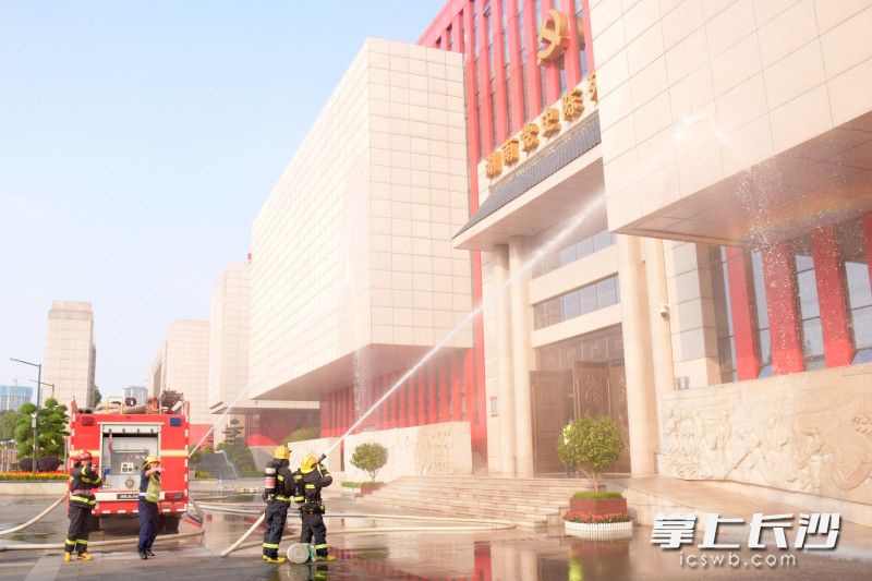 演练现场。长沙晚报通讯员 郑红桂 供图