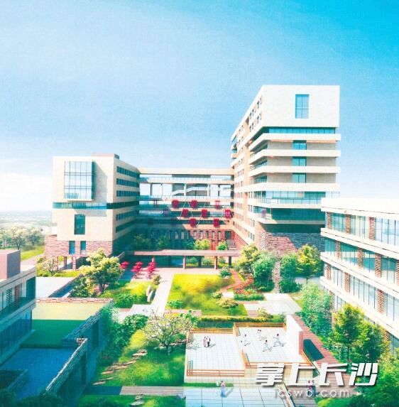 芙蓉区社会福利中心效果图。芙蓉区供图