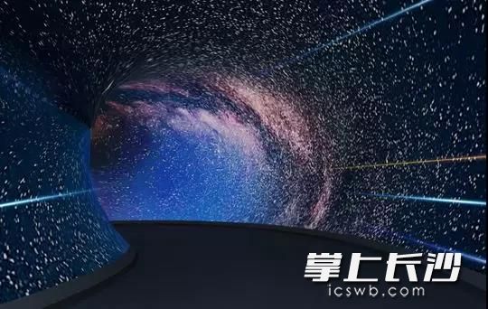 体验馆中的时光隧道