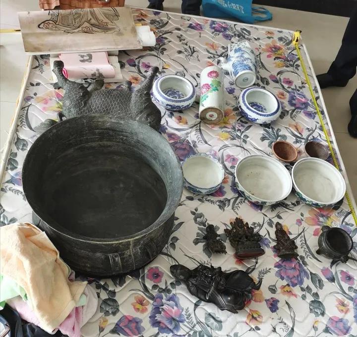 被盗文物，已被警方追回。长沙晚报通讯员 供图