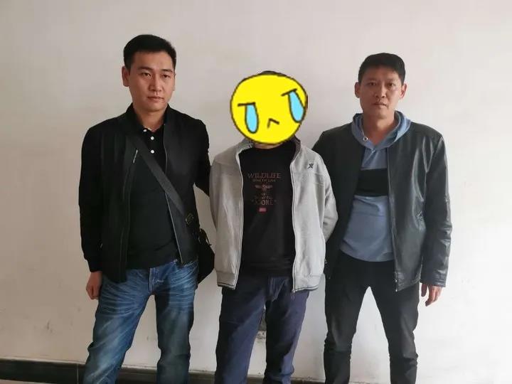 嫌疑人被抓获。 长沙晚报通讯员 供图
