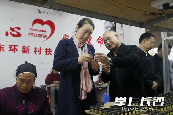 天心区与通道侗族自治县合办扶贫项目。