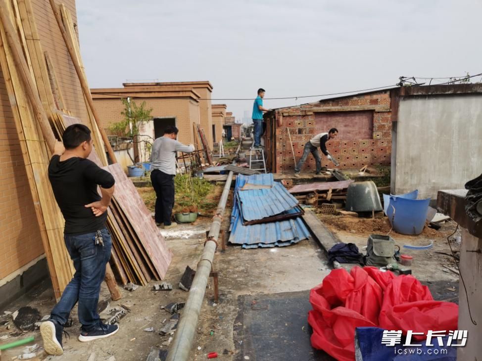 整治行动持续了6天，共清理了1200平方米的公共区域。