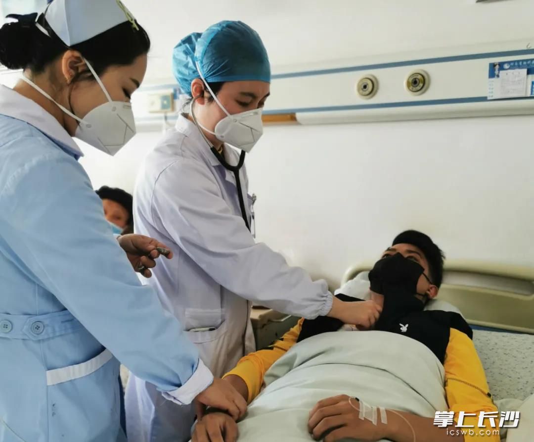患者在湖南省胸科医院接受治疗。医院 供图