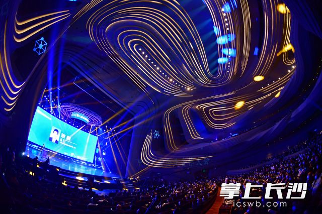 11月14日，第六届中国民营企业合作大会在长沙开幕。  长沙晚报全媒体记者 王志伟 摄