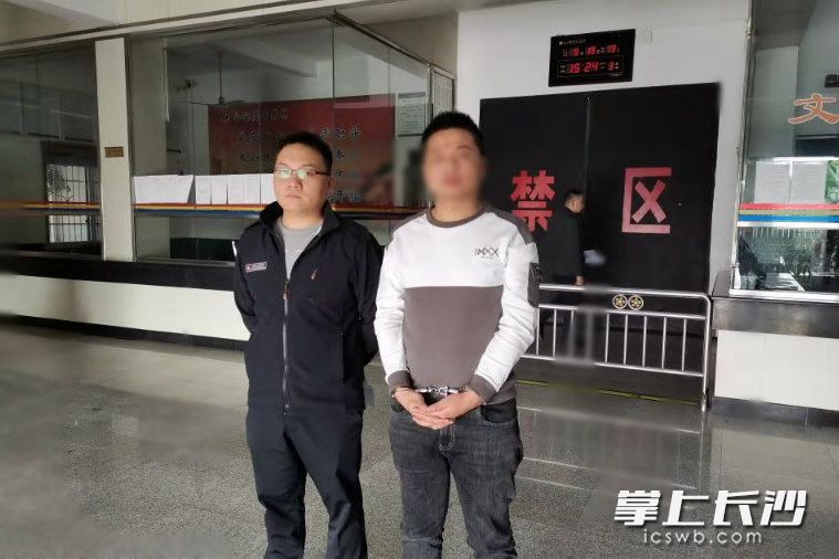 犯罪嫌疑人胡某幸被依法刑事拘留。长沙公安供图
