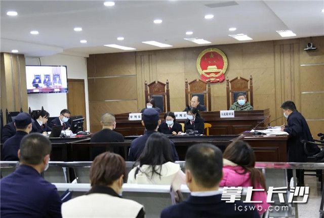 庭审现场。岳麓法院供图
