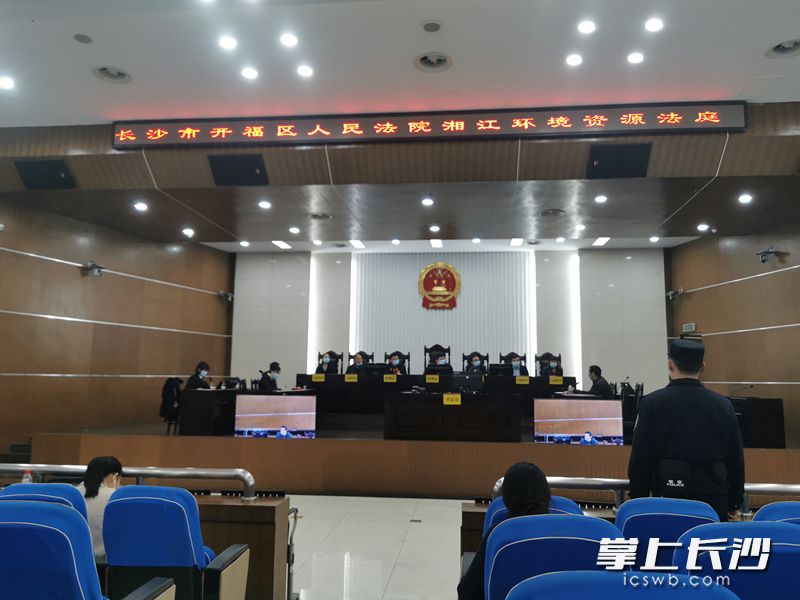 庭审现场。长沙晚报全媒体记者 刘树源 摄