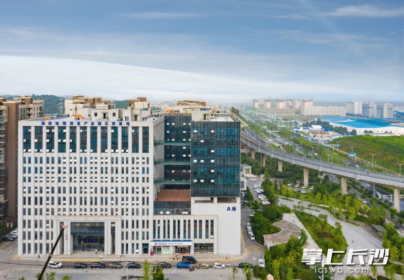 天心数谷核心地带，产业发达、交通便利。长沙晚报全媒体记者 邹麟 摄