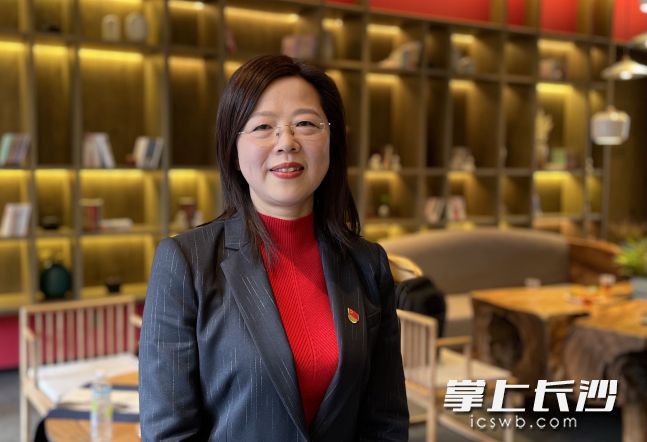 十二届长沙市政协委员易伟。全媒体记者 唐朝昭 摄