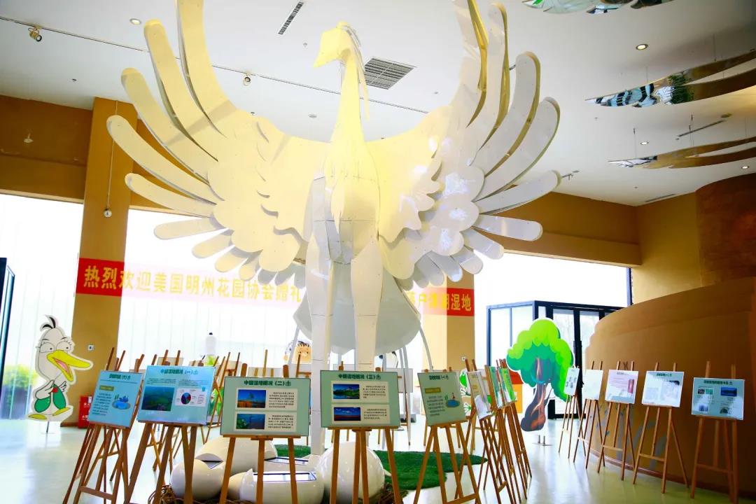 湿地科普展2日在洋湖国家湿地公园科普馆一楼尾厅正式开展。洋湖湿地公园供图 湿地科普展2日在洋湖国家湿地公园科普馆一楼尾厅正式开展。洋湖湿地公园供图