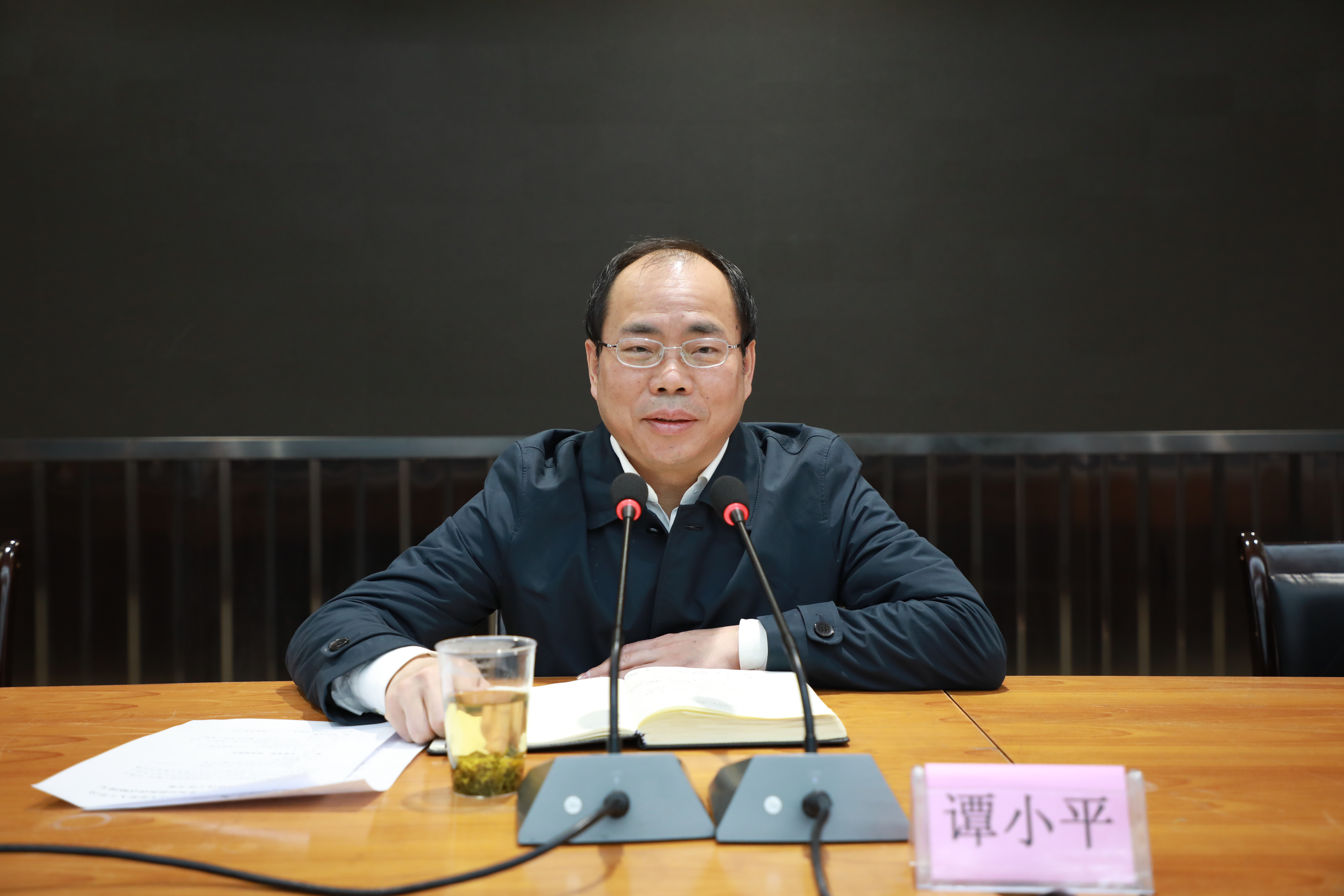 长沙市委常委、市委统战部部长谭小平出席会议并讲话。 长沙晚报全媒体记者  黎铁桥摄