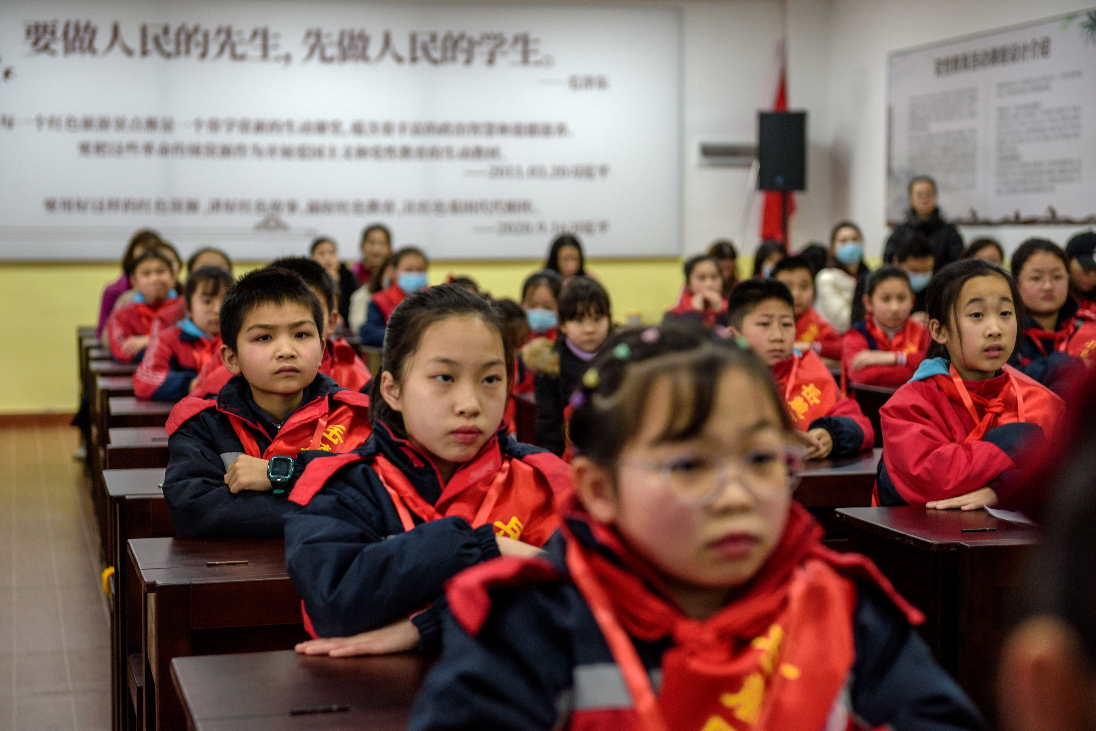 活动现场，50余名师生参加。均为长沙晚报全媒体记者 陈飞 摄