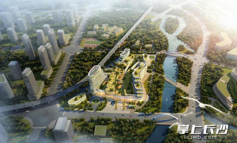 长沙市妇幼保健院（河西新院）效果图。    均为市医疗投供图