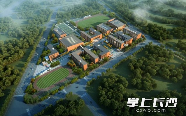 青石学校效果图