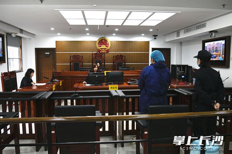 庭审现场。长沙晚报全媒体记者 刘树源 通讯员 刘笑贫 摄影报道