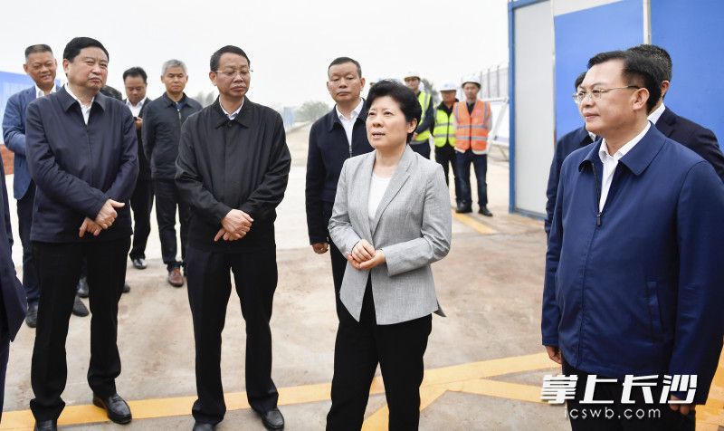 吴桂英还检查了长沙机场改扩建工程的安全生产工作。长沙晚报全媒体记者 余劭劼 摄
