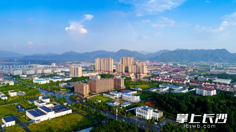 浏阳经开区（高新区）所在的金阳新城。浏阳经开区供图