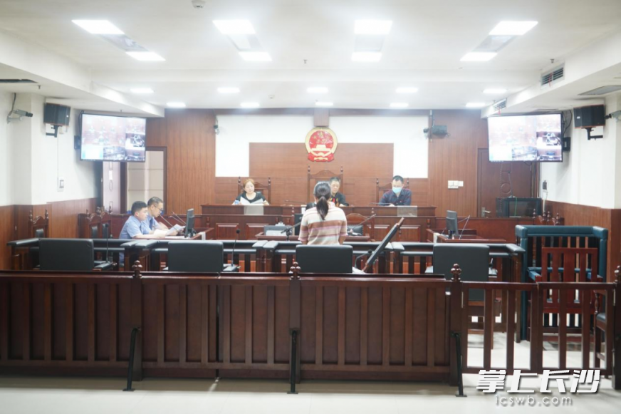 庭审现场。宁乡法院供图