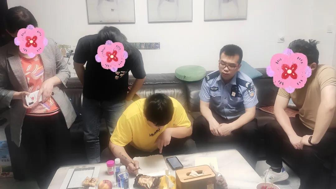 辅警从长沙赶到湘潭，阻止市民被骗。