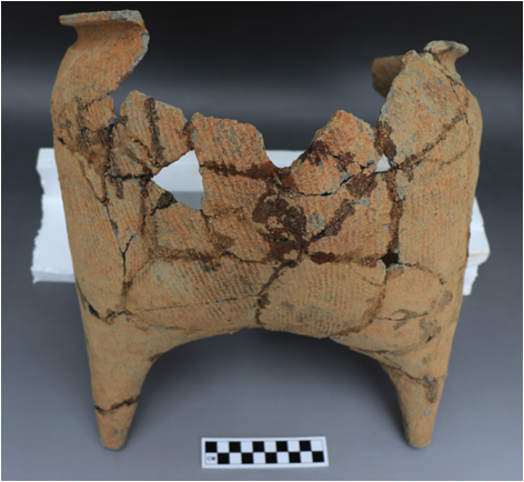 古港古城城址出土的夹砂灰陶鬲