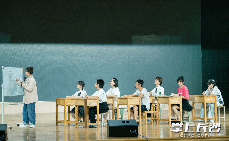 音乐剧片段。 照片由学校提供
