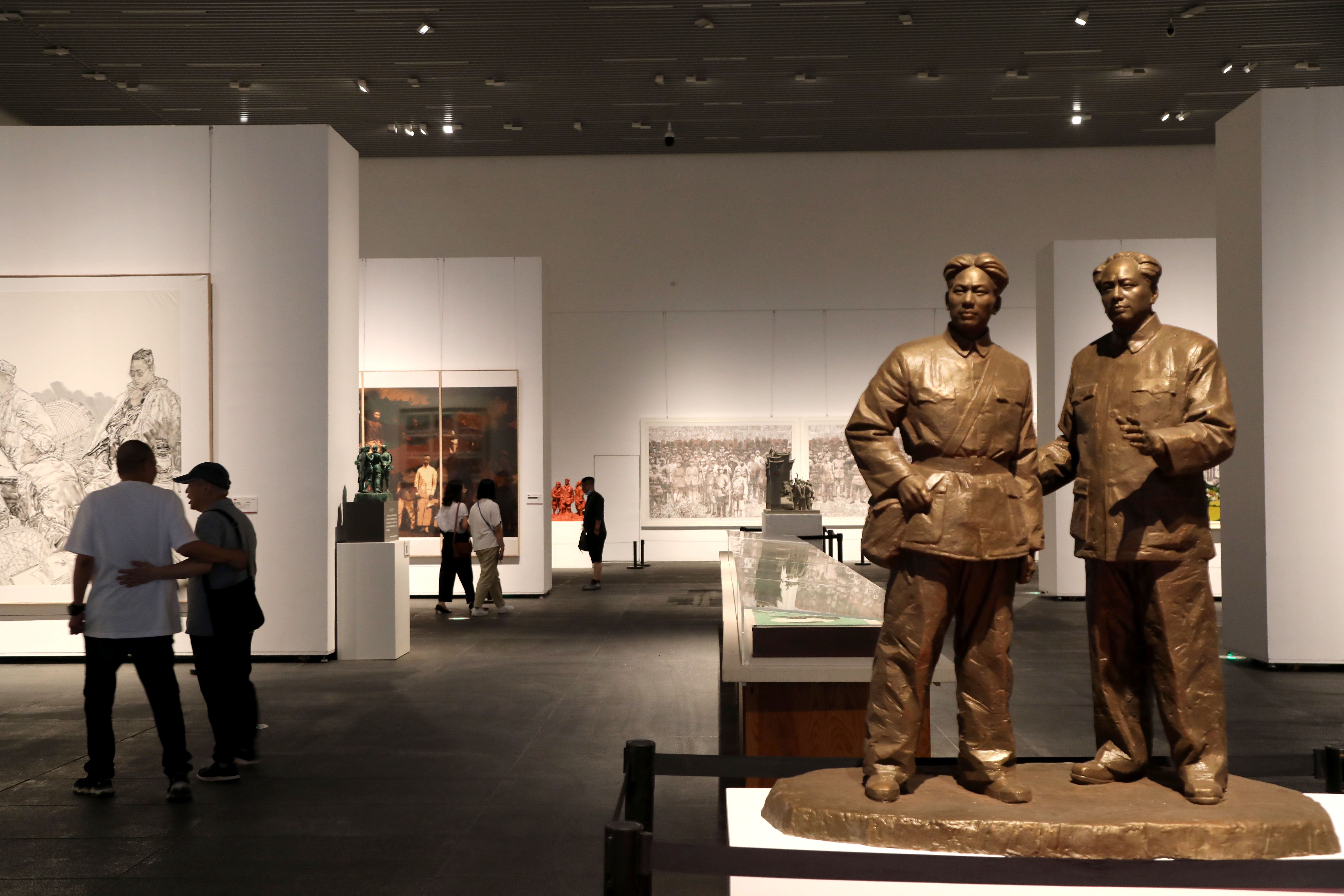 展览现场  均为省文联供图