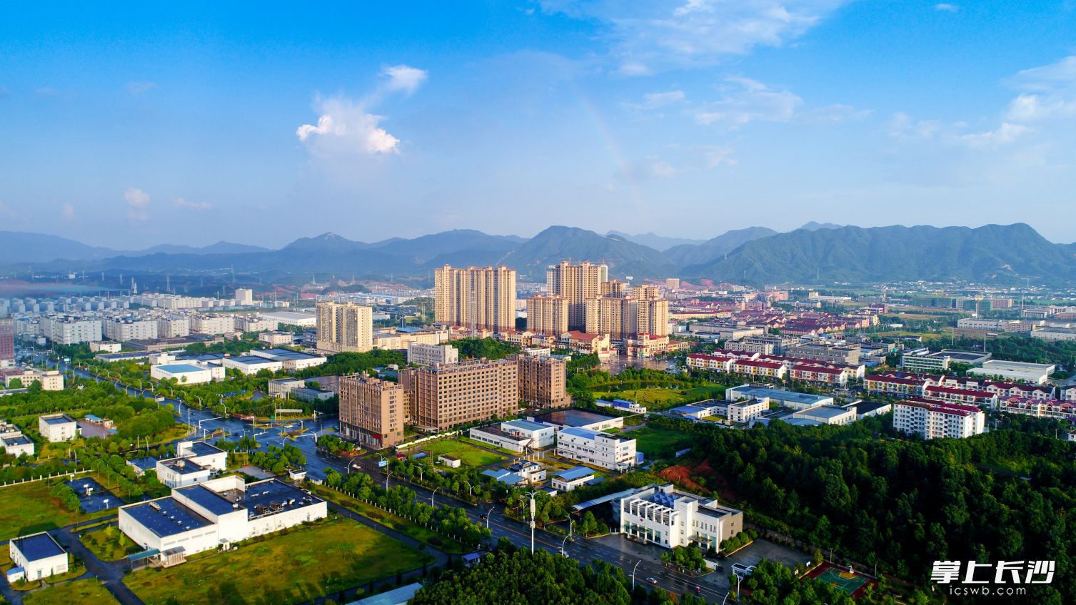 图为飞速发展的浏阳经开区。浏阳经开区供图