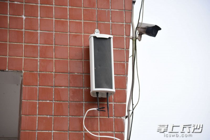 位于白马街道的应急云广播，为群众安全“发声”。长沙晚报全媒体记者 刘琦 摄