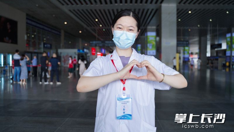 雨花区疾控中心副主任黄芬。长沙晚报全媒体记者 刘晓敏 摄