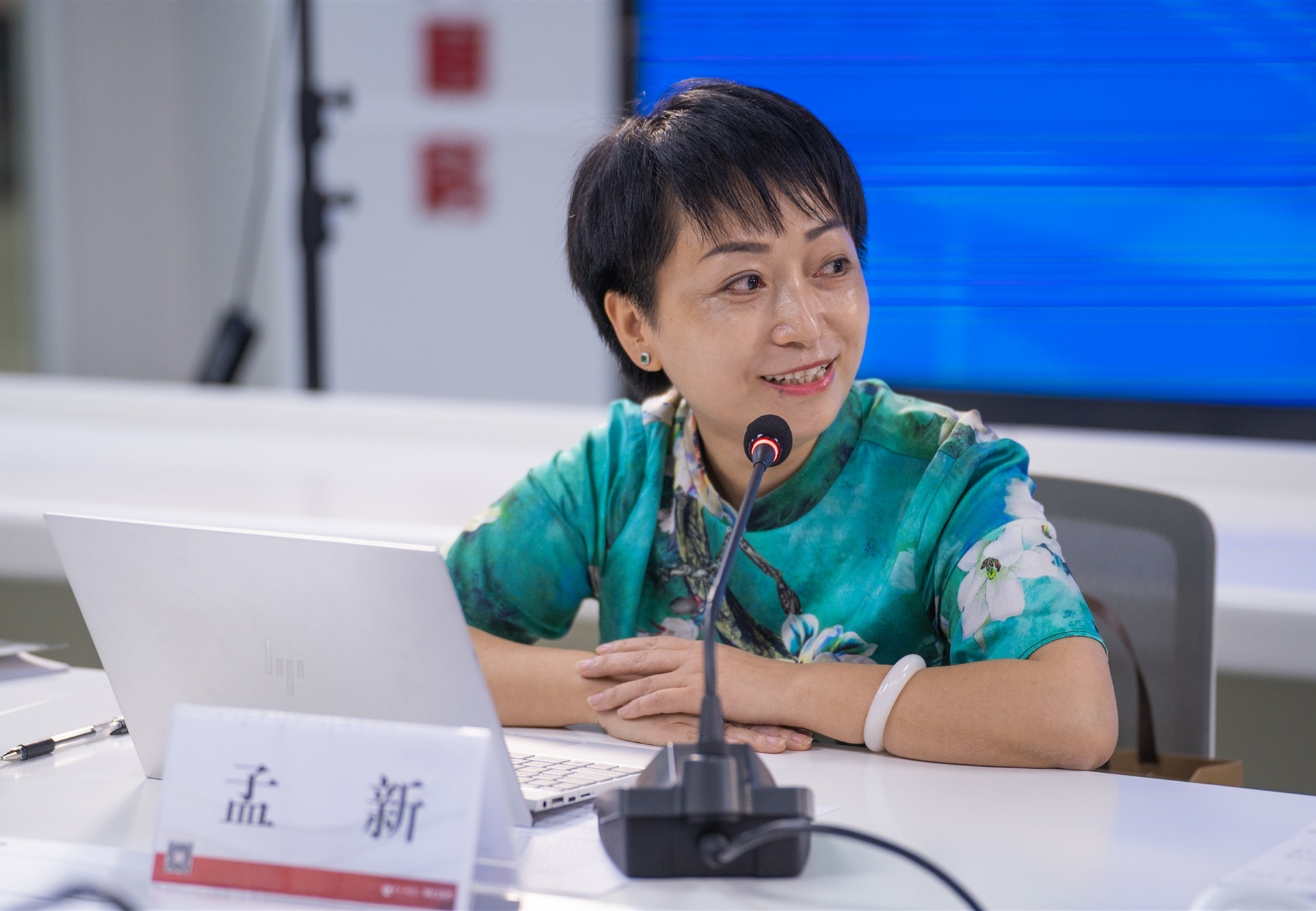 天心区湘府英才益清小学校长孟新。长沙晚报全媒体记者 邓迪 摄